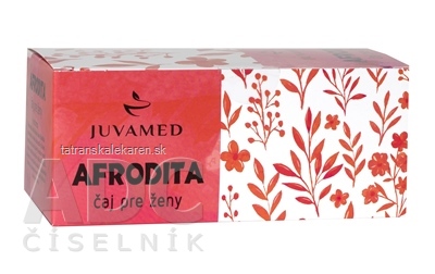 JUVAMED AFRODITA čaj pre ženy bylinný čaj v nálevových vreckách 20x1,5 g (30 g)