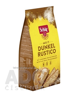 Schär MIX IT Dunkel múka plv (bezgluténová chlebová zmes tmavá) 1x1 kg