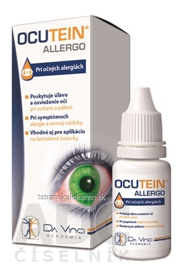 OCUTEIN ALLERGO očné kvapky pri očných alergiách 1x15 ml