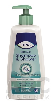 TENA Šampón a sprchový gél shampoo & shower 1x500 ml