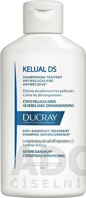 DUCRAY KÉLUAL DS SHAMPOOING šampón proti lupinám a ich opakovanému návratu 1x100 ml