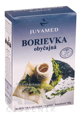 JUVAMED BORIEVKA OBYČAJNÁ bylinný čaj sypaný 1x40 g