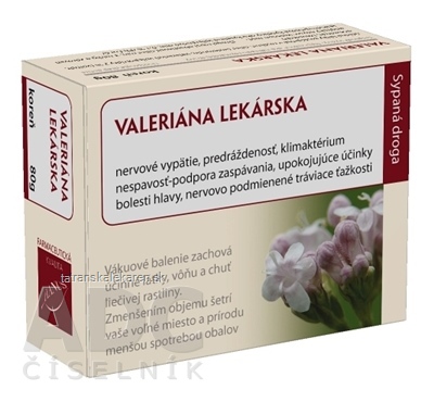 HANUS VALERIÁNA LEKÁRSKA KOREŇ vákuové bal. 1x80 g