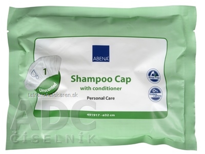 ABENA Čiapka so šampónom na umývanie vlasov bez vody (Shampoo Cap), 1x1 ks