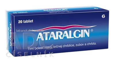 ATARALGIN tbl 325 mg/130 mg/70 mg 1x20 ks