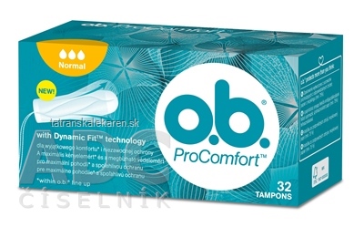 o.b. ProComfort Normal hygienické tampóny (inov.2018) 1x32 ks