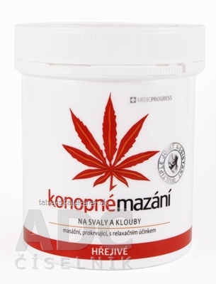 Konopné mazanie hrejivé 1x250 ml