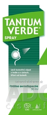 TANTUM VERDE SPRAY aer ora (liek.HDPE) 1x30 ml