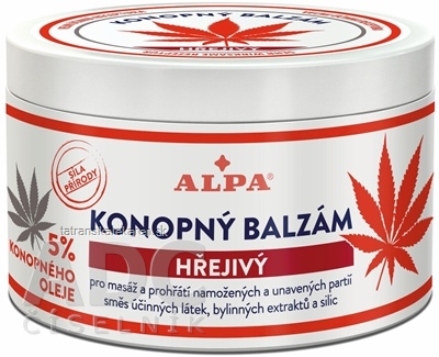 ALPA KONOPNÝ BALZAM hrejivý 1x250 ml