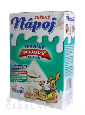 SÓJOVÝ SUŠENÝ NÁPOJ náhradka mlieka 1x350 g