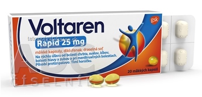 Voltaren Rapid 25 mg cps mol (blis.PVC/PVDC/Al) 1x20 ks