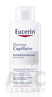 Eucerin DermoCapillaire Hypertolerantný šampón na citlivú a alergickú pokožku 1x250 ml