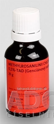 Methylrosanilinii chloridi solutio 0,5% - FAGRON v liekovke 1x25 g