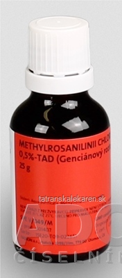Methylrosanilinii chloridi solutio 0,5% - FAGRON v liekovke 1x25 g