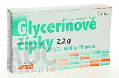 Dr. Müller Glycerínové čípky 2,2 g sup 1x12 ks