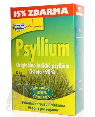 asp Psyllium Akcia (15 % ZDARMA) prírodná rozpustná vláknina (150 g + 15% zadarmo) 1x172 g