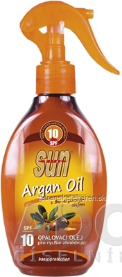 SUN ARGAN OIL opaľovací OLEJ SPF 10 1x200 ml