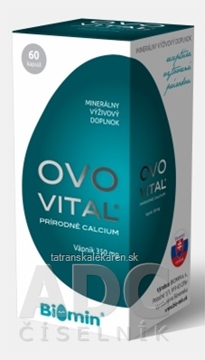 Biomin OVOVITAL PRÍRODNÉ CALCIUM cps 1x60 ks