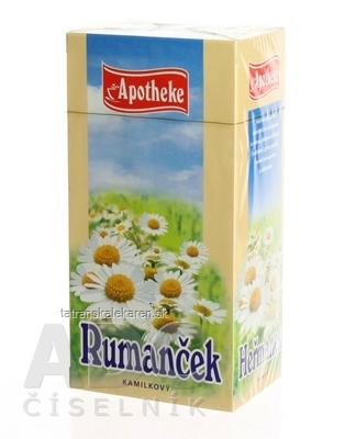 APOTHEKE ČAJ RUMANČEK KAMILKOVÝ 20x1,5 g (30 g)