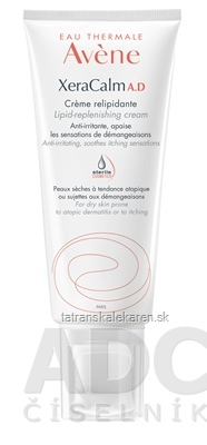 AVENE XeraCalm A.D CREME RELIPIDANTE (inovácia) relipidačný krém, veľmi suchá koža (sterile cos.) 1x200 ml