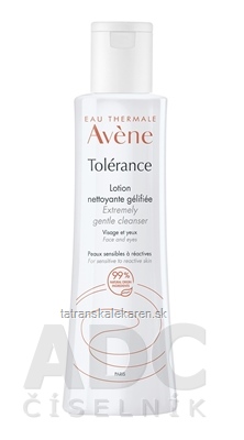 AVENE TOLÉRANCE LOTION NETTOYANTE GÉLIFIÉE velmi jemný odličovač 1x200 ml