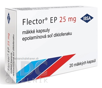 Flector EP 25 mg cps mol (blis.PVC/PE/PVDC/Al) 1x20 ks