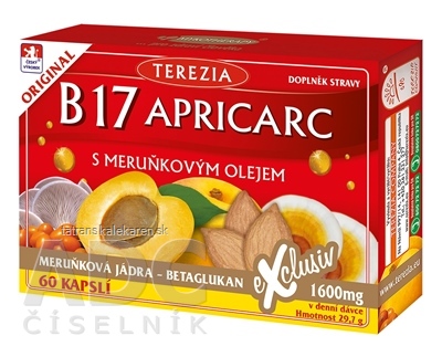 TEREZIA B17 APRICARC s marhuľovým olejom cps 1x60 ks