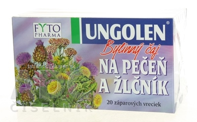 FYTO UNGOLEN Bylinný čaj NA PEČEŇ A ŽLČNÍK 20x1,5 g (30 g)