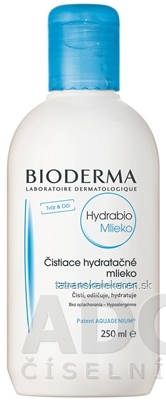 BIODERMA Hydrabio MLIEKO čistiace mlieko, tvár a oči 1x250 ml