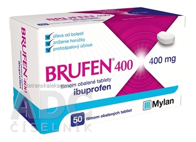 BRUFEN 400 tbl flm (blis.PVC/Al) 1x50 ks