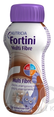 Fortini Multi Fibre pre deti výživa s čokoládovou príchuťou 1x200 ml