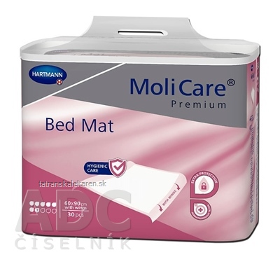 MoliCare Premium Bed Mat 8 kvapiek 60x90 cm absorpčné podložky 1x30 ks