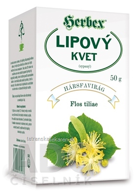 HERBEX LIPOVÝ KVET sypaná droga (čaj) 1x50 g