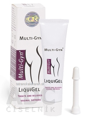 MULTI-GYN LIQUIGEL vaginálny lubrikačný, bioaktívny, na odstránenie suchosti pošvy, 1x30 ml