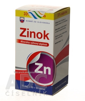 Dobré z SK Zinok 15 mg tbl 30+10 zadarmo (40 ks)