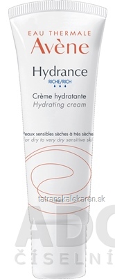 AVENE HYDRANCE RICHE CRÈME HYDRATANTE hydratačný krém 1x40 ml