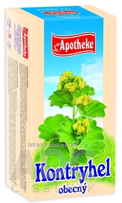 APOTHEKE ČAJ ALCHEMILKA ŽLTOZELENÁ (Kontryhel obecný) 20x1,5 g (30 g)