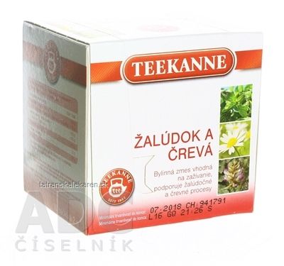 TEEKANNE BČ Žalúdok a črevá bylinná zmes (čaj) 10x2 g (20 g)