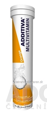 ADDITIVA MULTIVITAMÍN Orange tbl eff 1x20 ks