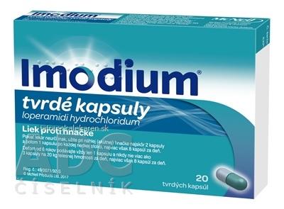 Imodium cps dur 2 mg (blis.PVC/Al) 1x20 ks