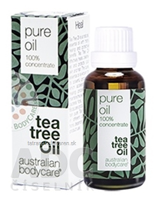 ABC AUSTRALIAN BODYCARE TEA TREE OIL original 100% austrálsky čajovníkový olej 1x30 ml
