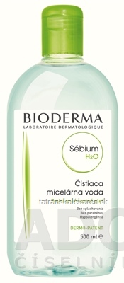 BIODERMA Sébium H2O (V2) micelárna pleťová voda na mastnú a zmiešanú pleť (inov.2020) 1x500 ml