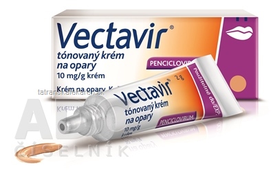 Vectavir tónovaný krém na opary crm der (tuba Al) 1x2 g