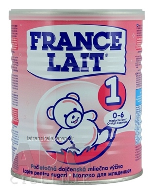 FRANCE LAIT 1 počiatočná mliečna výživa (0-6 mesiacov) 1x400 g