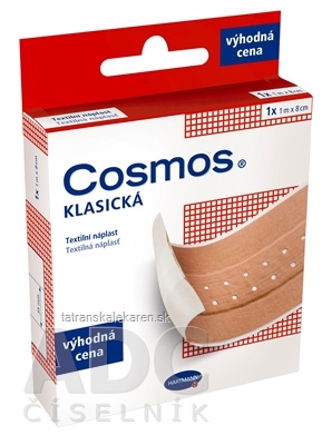 COSMOS KLASICKÁ Textilná náplasť 1m x 8cm, výhodná cena, 1x1 ks