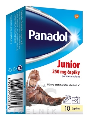 Panadol Junior sup 250 mg 1x10 ks