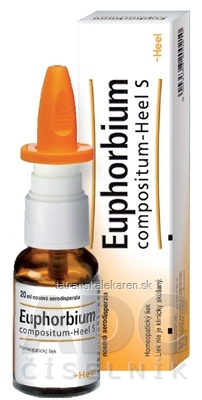 Euphorbium compositum-Heel S nosová aerodisperzia aer nas (fľ.skl.hnedá) 1x20 ml