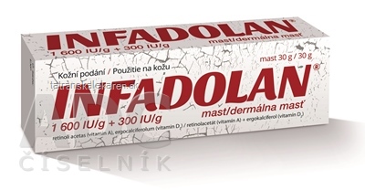 INFADOLAN ung der (tuba laminátová) 1x30 g