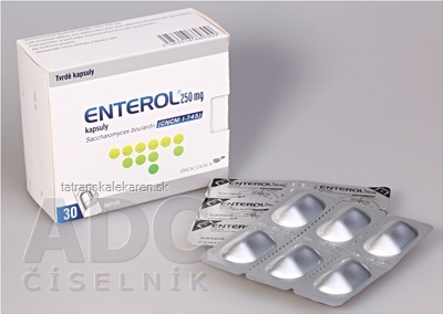 Enterol 250 mg kapsuly cps dur (blis.Al/PVC/Al) 1x30 ks