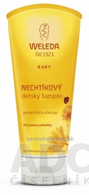 WELEDA NECHTÍKOVÝ detský šampón (Calendula Babywash & Shampoo) 1x200 ml